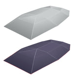 SDO90-Car Roof Cover Umbrella Foldable Oxford Cloth Car Tent Waterproof Dustproof Anti-UV Car Protection Sun Shade Cover (no holder)