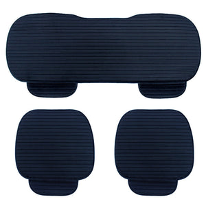 Flocked Car Seat Cover Set - Universal Non-Slip Cushion