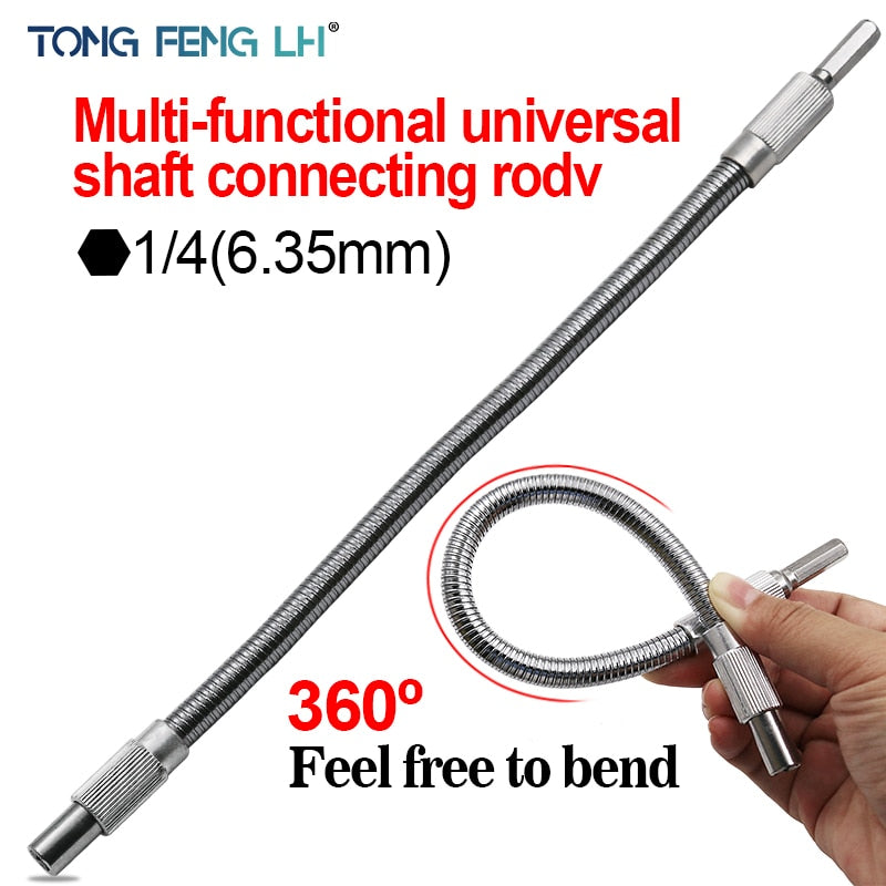 Flexible Shaft Drill Bit Holder Extension - 300mm