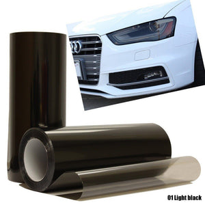 【Car Headlight Sticker】Promotion! 30x60cm Car Tint Fashion Headlight Taillight Fog Light Vinyl Film Sheet Sticker Cover