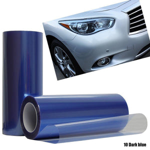 【Car Headlight Sticker】Promotion! 30x60cm Car Tint Fashion Headlight Taillight Fog Light Vinyl Film Sheet Sticker Cover