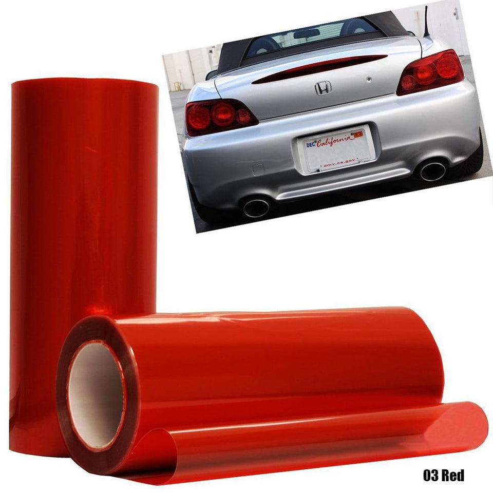 【Car Headlight Sticker】Promotion! 30x60cm Car Tint Fashion Headlight Taillight Fog Light Vinyl Film Sheet Sticker Cover