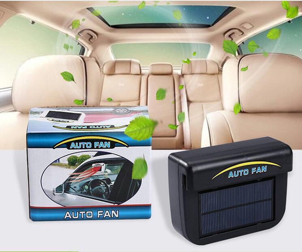 Solar Car Air Vent Cooling Window Fan