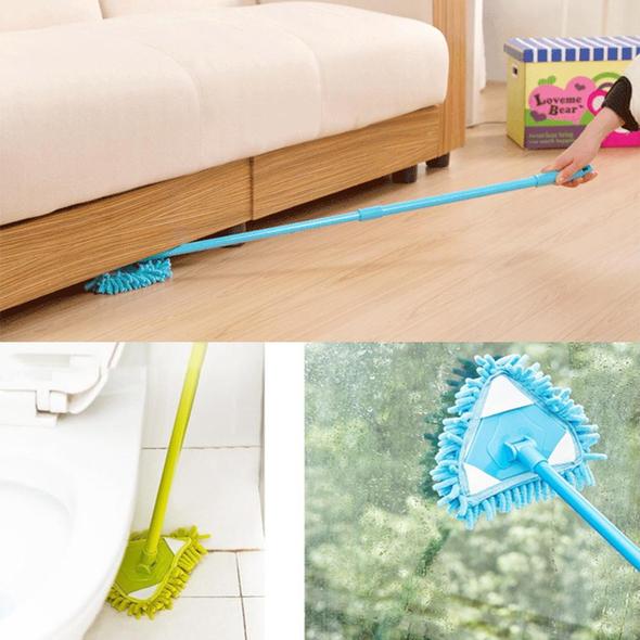 180 Degree Rotatable Adjustable Triangle Cleaning Mop