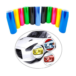 【Car Headlight Sticker】Promotion! 30x60cm Car Tint Fashion Headlight Taillight Fog Light Vinyl Film Sheet Sticker Cover