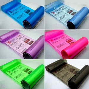 【Car Headlight Sticker】Promotion! 30x60cm Car Tint Fashion Headlight Taillight Fog Light Vinyl Film Sheet Sticker Cover