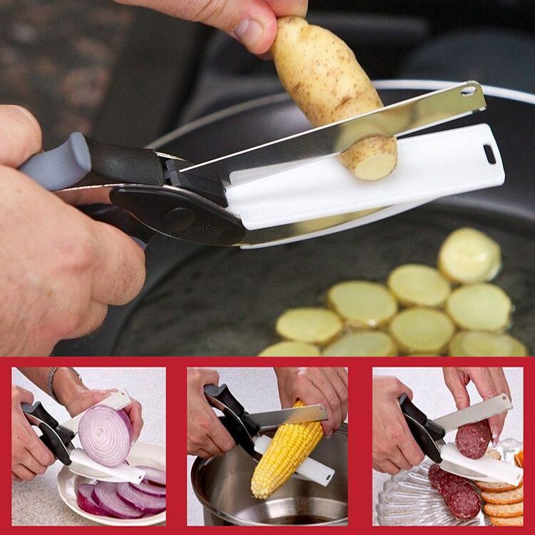 New Clever Cutter 2 in 1 Smart Knife & Cutting Board