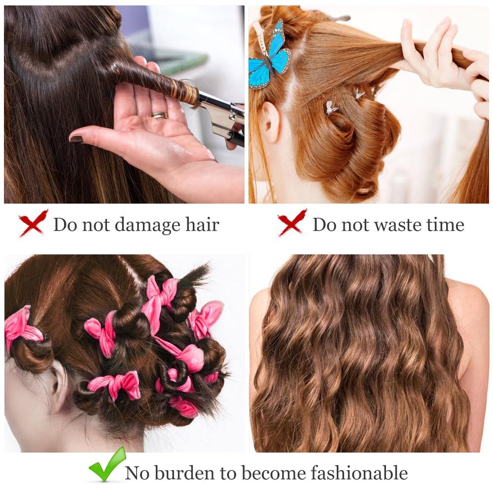 (BUY 2,GET 1 FREE)Amazing Heatless Hair Curlers - 10 Pcs