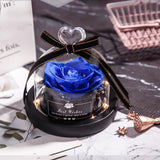 Eternal Rose With Night Light in Glass Dome