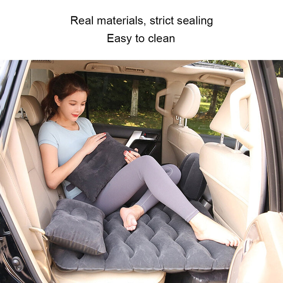 【LV084】Car Air Inflatable Travel Mattress Bed for Car Back Seat