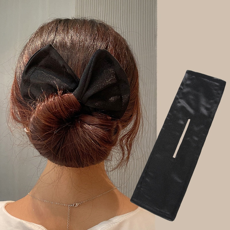 Women Hair Bun Folding Clip