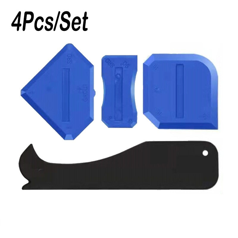 【LV233】5 In1 Glass Glue Angle Scraper Caulking Tool