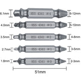 Damaged Screw Extractor Drill Bit Set - 6-Piece