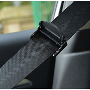 【2PCS Adjustable Car Safety Belt Clips】Plastic Strong Adjustable Car Safety Belt Clips Slip-Resistant Seat Belt Buckle Simple Clamp Fixing Clip Car Styling