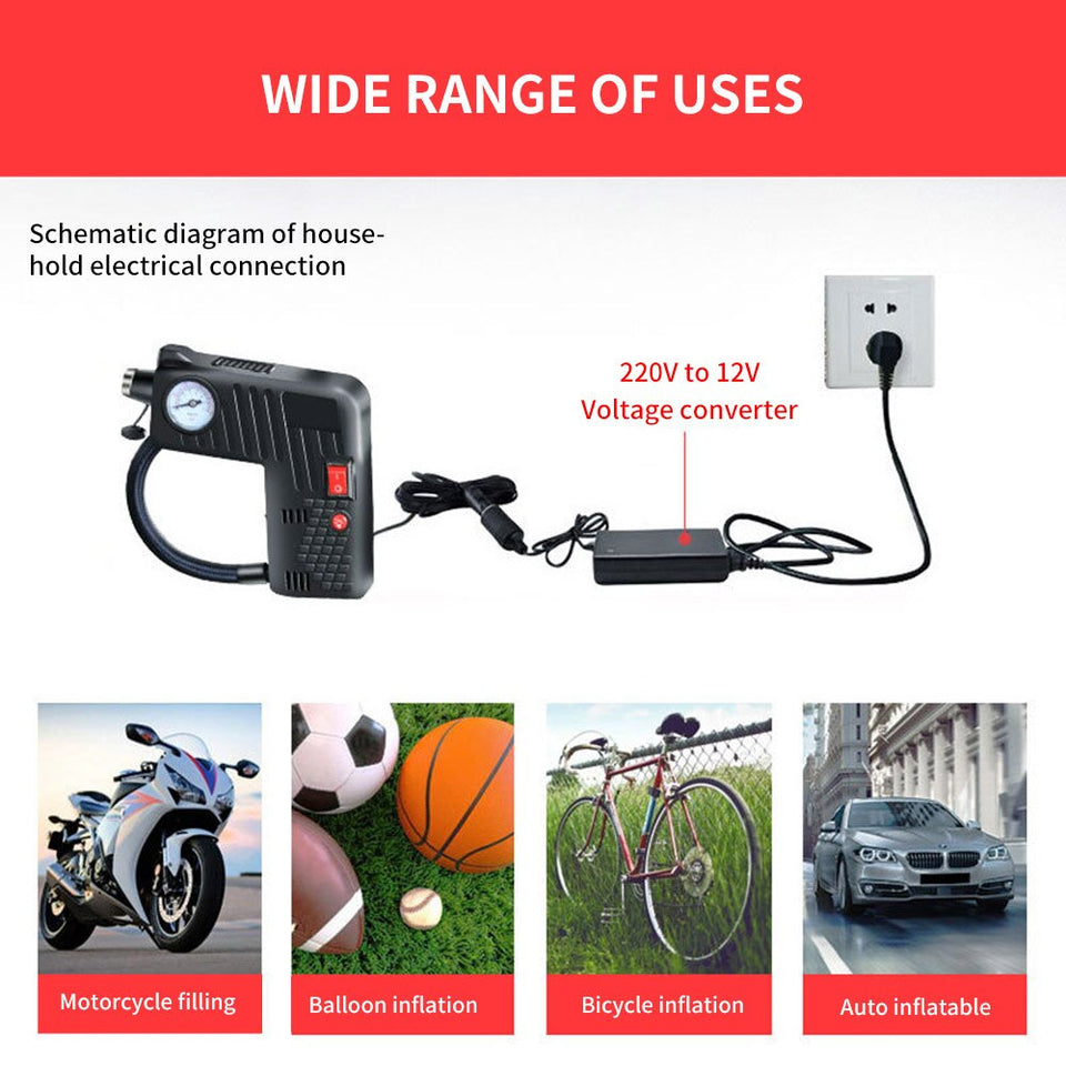 【LM467】Portable Car Tire Inflator