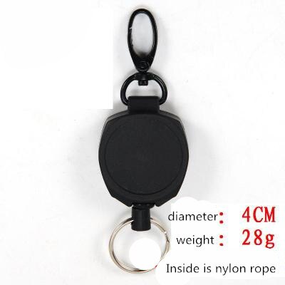 Men's Retractable KeyChain with Belt Clip