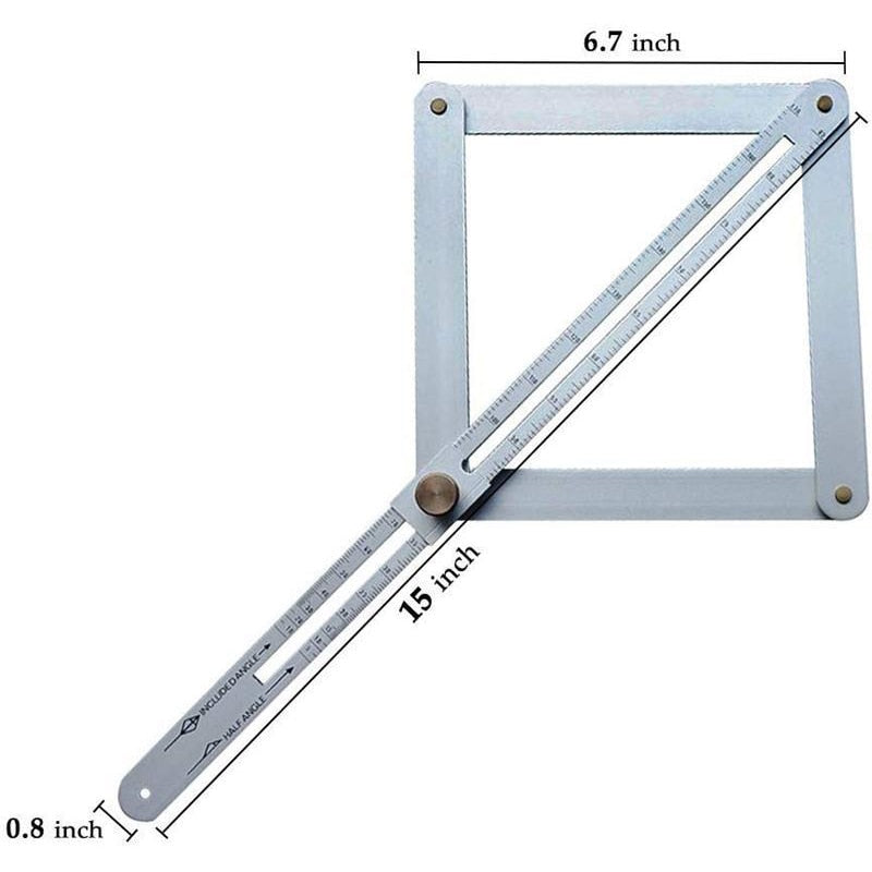 15 Inch Universal Miter Angle Measuring Tool