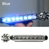 【CA139】2pcs Wind Powered 8 LED Car Light