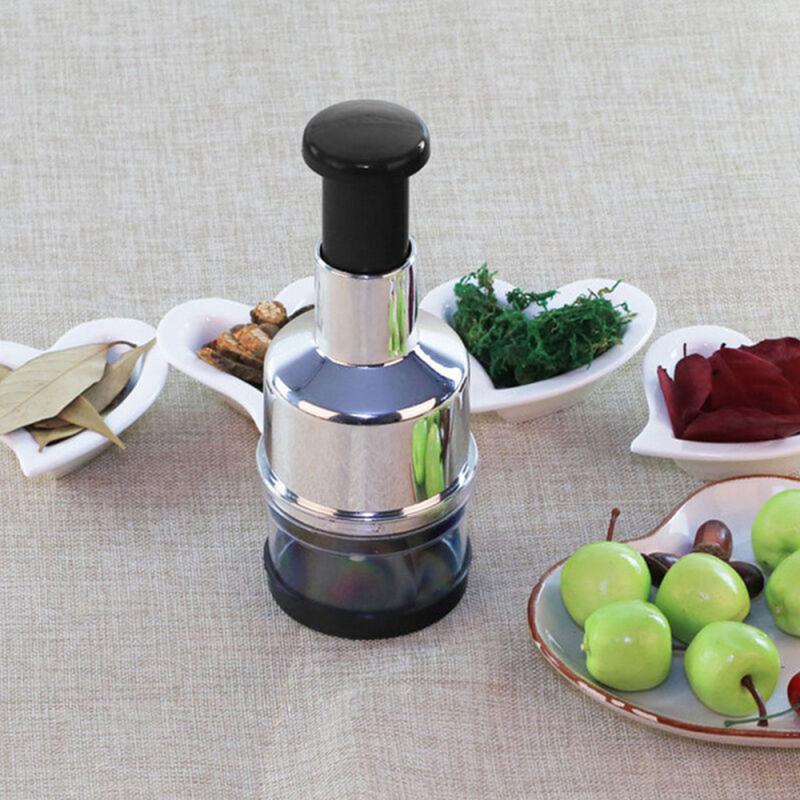 The stainless steel onion chopper slicer