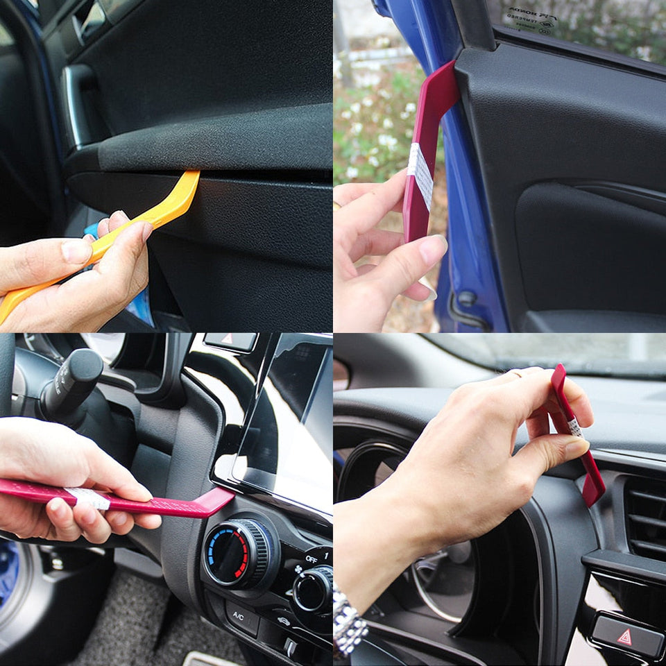 Auto Door Clip Panel Trim Removal Kit with Navigation Blades