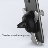 【LH997】Gravity Car Phone Holder Air Vent Clip Smile Face Mount Mobile Cell Stand GPS Support For iPhone Xiaomi Samsung