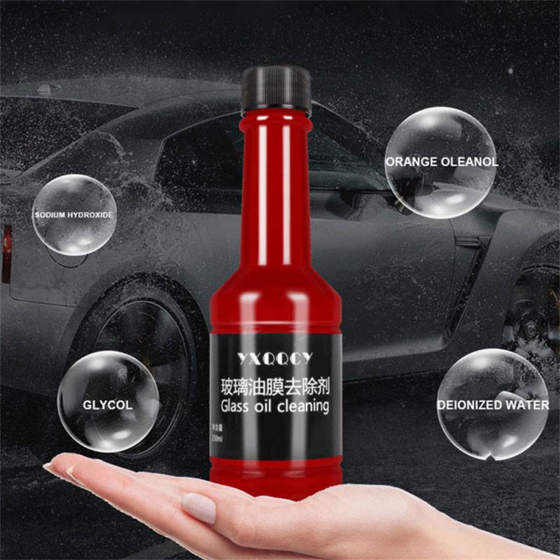 【Car Glass Coating Agent 】150ML Car Glass Coating Agent Glass Degreaser Car Rainproof Anti-fogging Windshield Rain Oil Film Remover Car Oil Film Agent