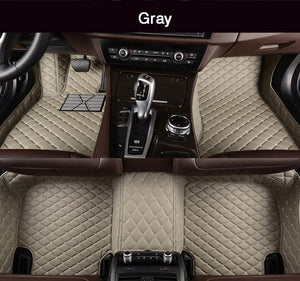 Premium Leather Floor Mats for Mercedes-Benz