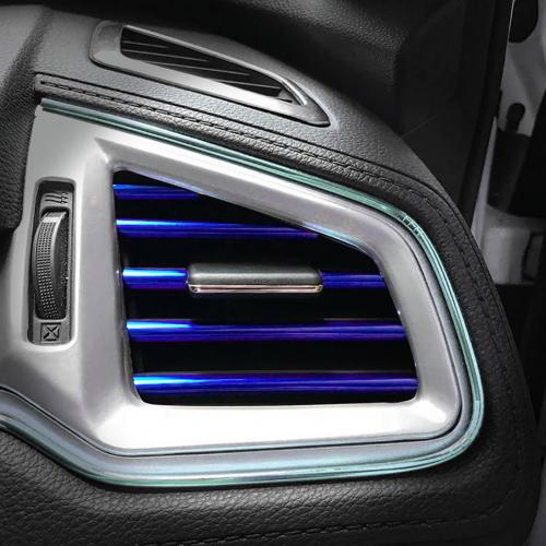 Car Air Conditioner Outlet Trim Strips - U Shape, 10Pcs