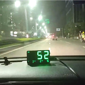 【Overspeed Alarm】Car Hud Display GPS Speedometer C80 Speed Display KM/H MPH For Car Bike Motorcycle GPS Overspeed Alarm Universal Hud Display