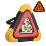 【Solar Traffic Warning Lamp】Triangle Warning Sign Triangle Car LED Work light Road Safety Emergency Breakdown Alarm lamp Portable Flashing light on hand