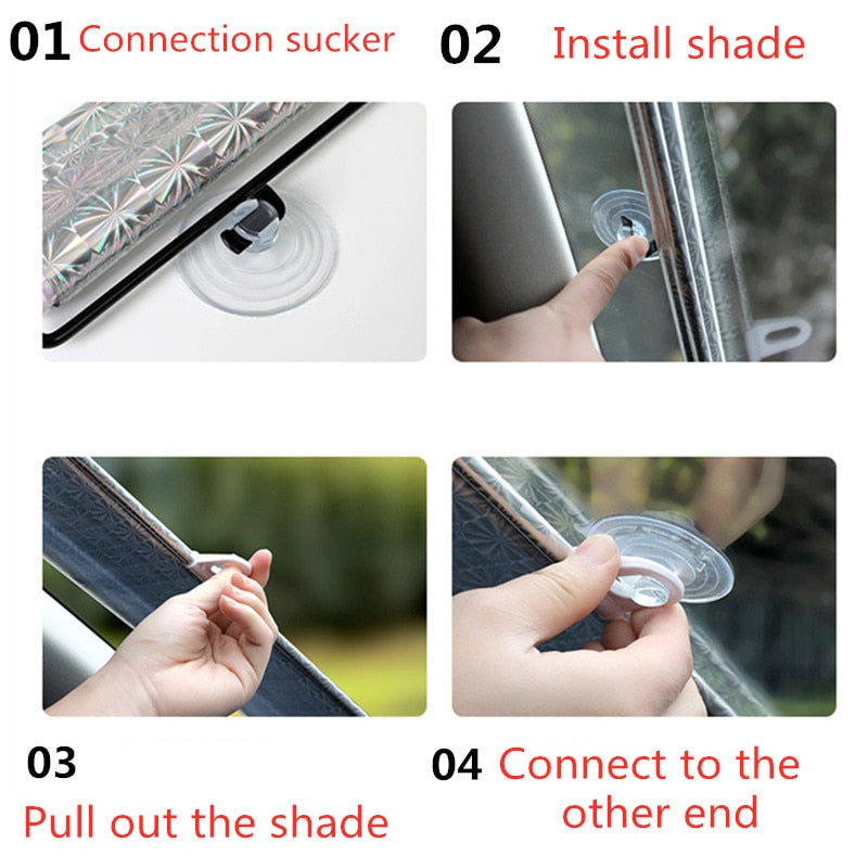 【CA179】Folding Windshield Sun Shade