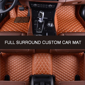 Premium Leather Floor Mats for Mercedes-Benz