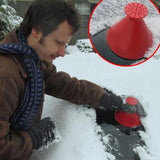 【LV097】Winter Auto Car Magic Window Windshield Car Ice Scraper Shaped Funnel Snow Remover