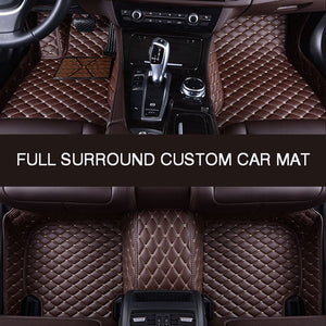 Premium Leather Floor Mats for Mercedes-Benz