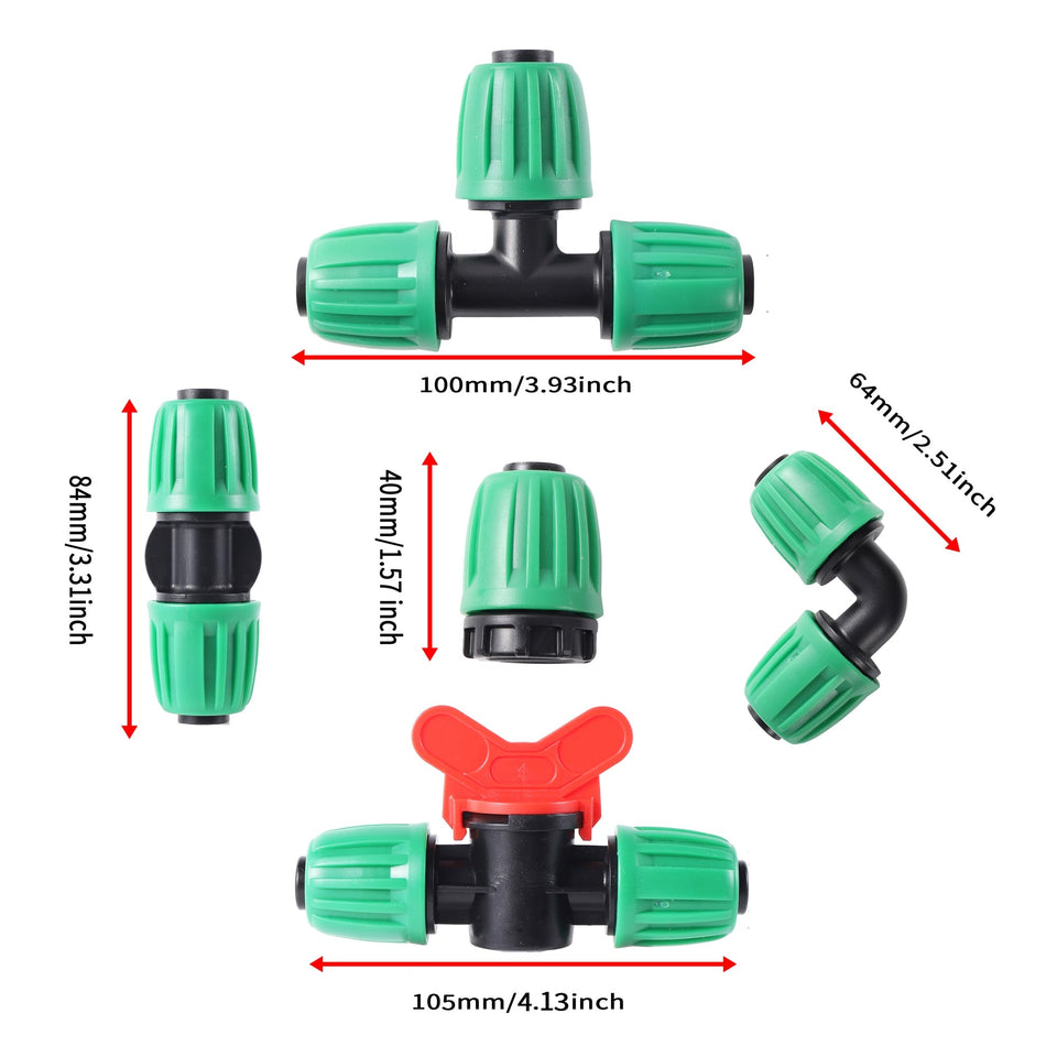 16mm PE Pipe Locked Connector Lock Nuts