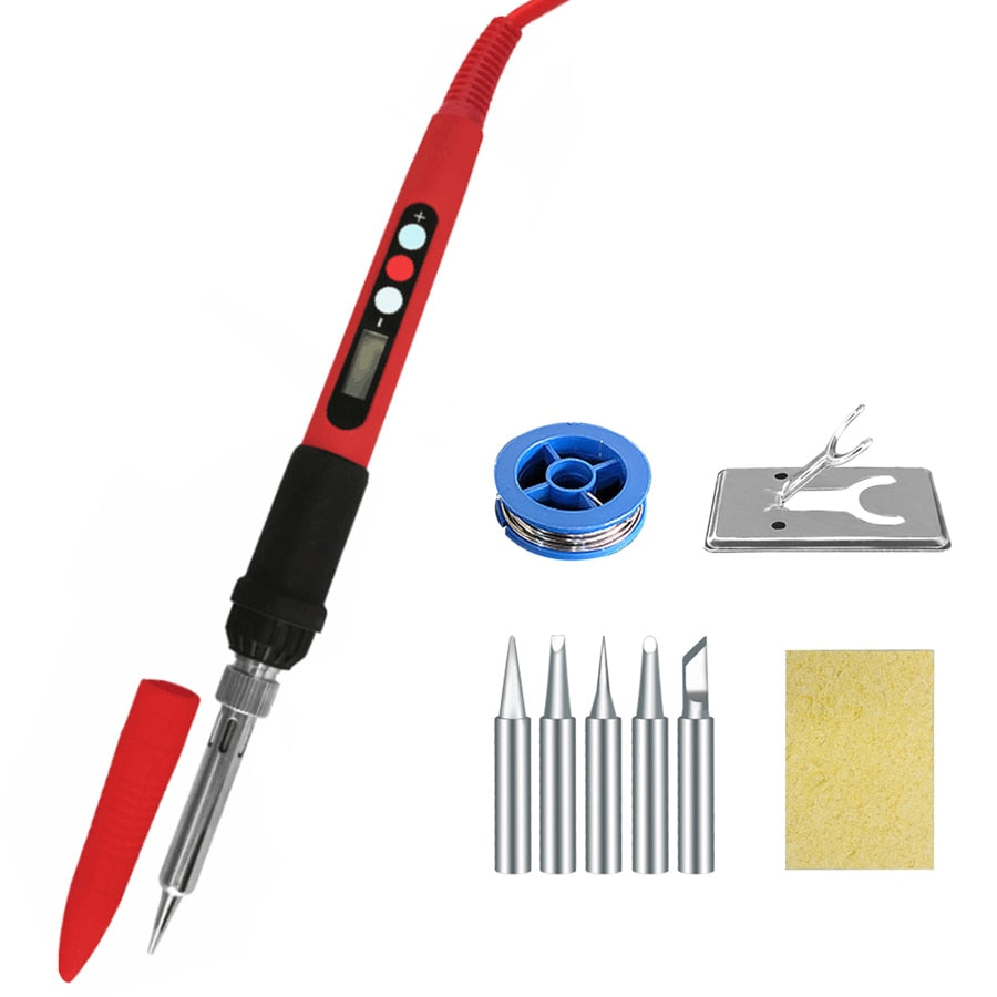 80W Digital Soldering Iron Kit