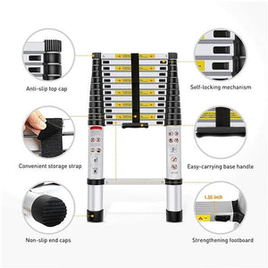 LJ08-1.4m Thickened Multifunctional Aluminum Ladder