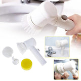 【5-in-1 Brush】  Handheld Bathtub Brush Kitchen Bathroom Sink Cleaning Tool Toilet Tub Electric Brush