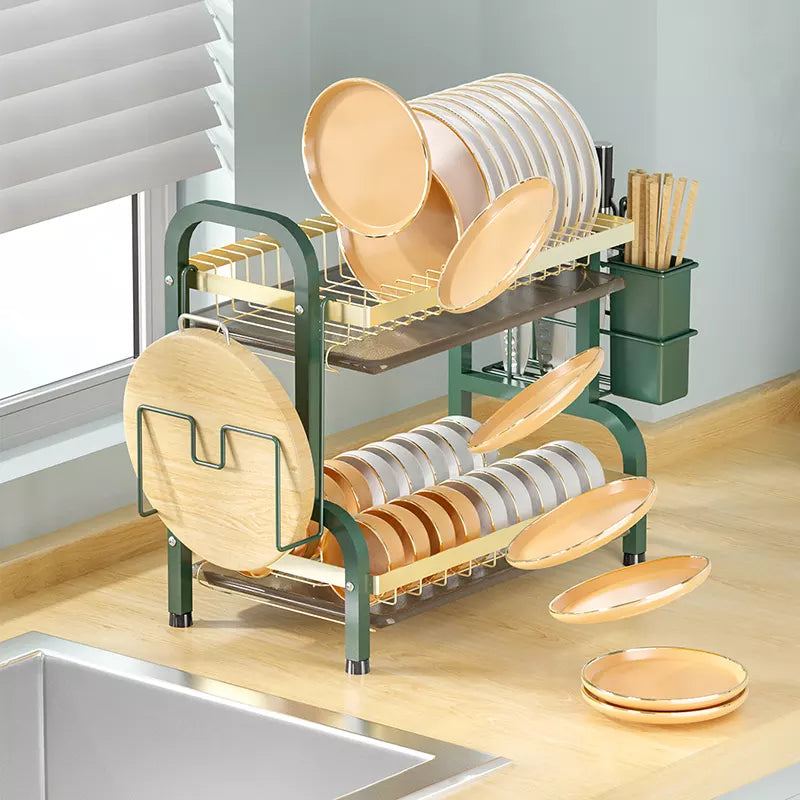 2 TIER DISH RACK