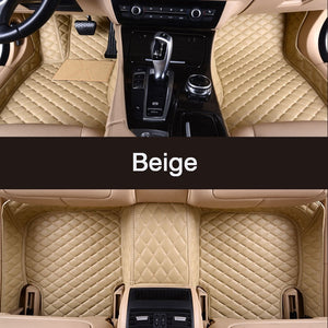 Premium Leather Floor Mats for Mercedes-Benz