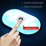 【LV040】LED Car Interior Reading Light Car Roof Dome Lamp Rechargeable USB Charging Touch Night Trunk Lights Auto Accessories Universal