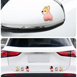 【Anti-collision glue】Car door protector anti-scratch cute butt strip body decoration Bumper lip protection Anti-collision glue New