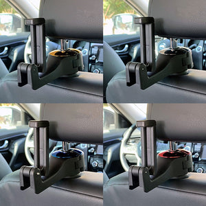 Car Back Seat Organizer with Phone Holder and Hooks