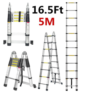 UltiLift™ Folding & Telescopic Extension Herringbone Ladder