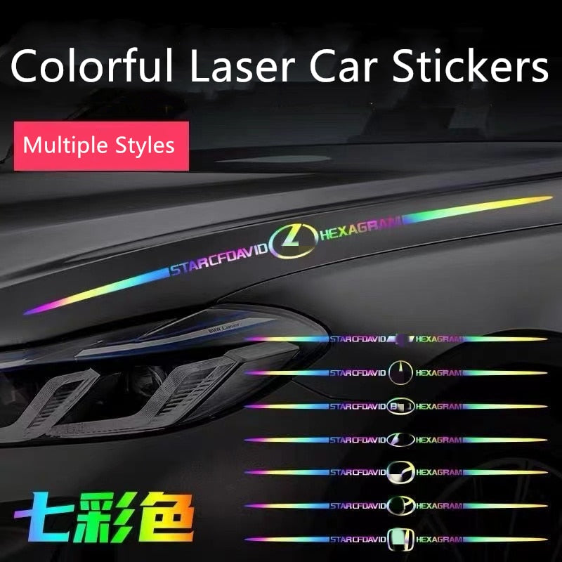 Reflective Laser Car Decoration Stickers