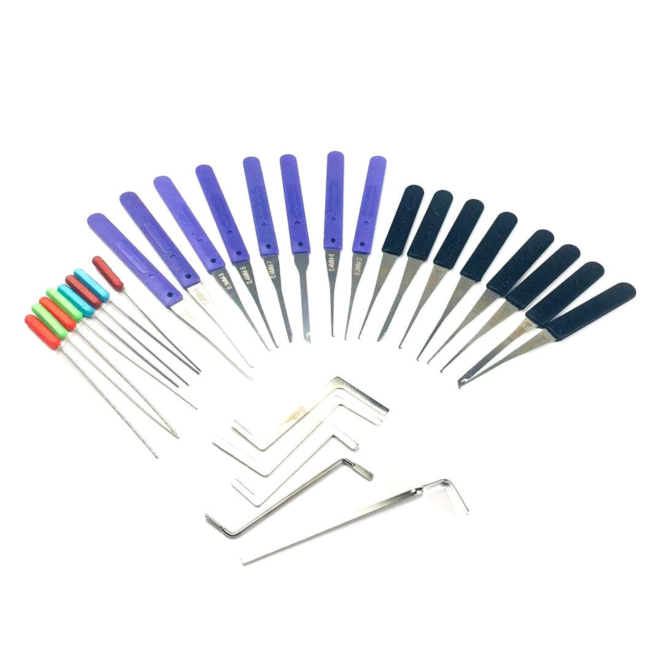 【LH125】Broken Key Remove Tool Set with Tension Wrench Tools for Family,Home Life Helper