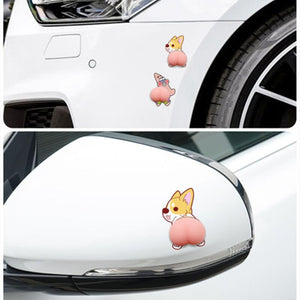 【Anti-collision glue】Car door protector anti-scratch cute butt strip body decoration Bumper lip protection Anti-collision glue New