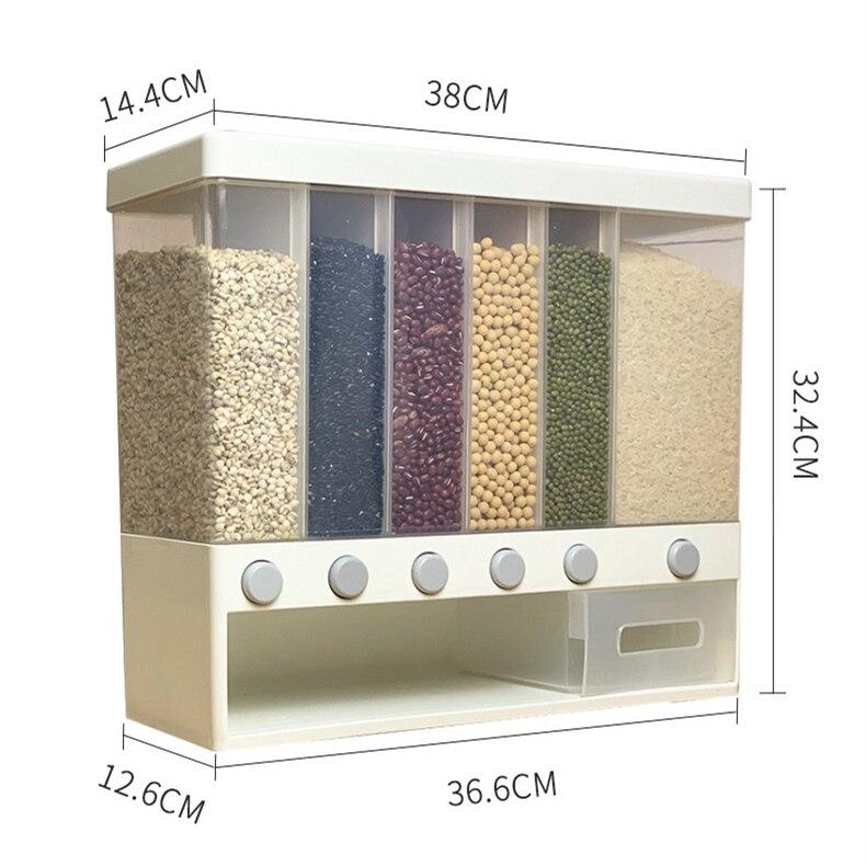 Wall Mounted Dry Food Dispenser (10kg)