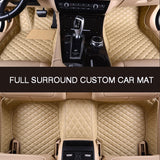 Premium Leather Floor Mats for Mercedes-Benz