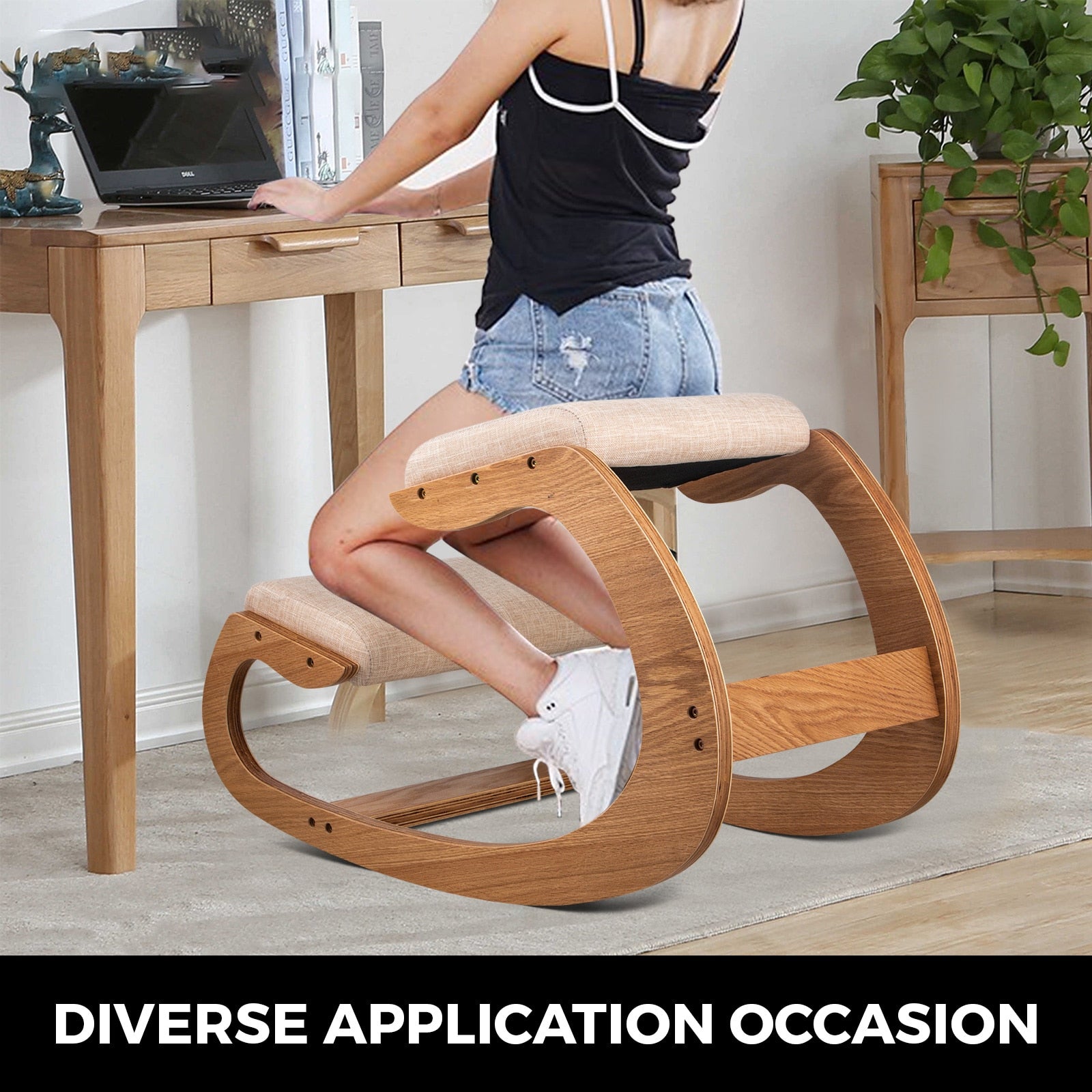 VEVOR Ergonomic Kneeling Chair Stool - Posture Improvement